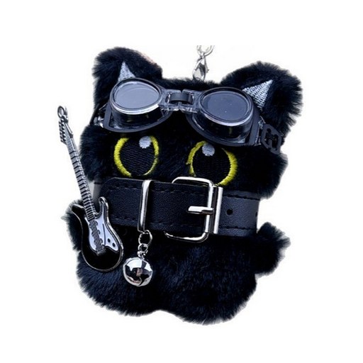 다팜MALL 고양이 인형 키링 키홀더 가방 팬던트 고리 야옹이 커플 굿즈 열쇠고리 선물