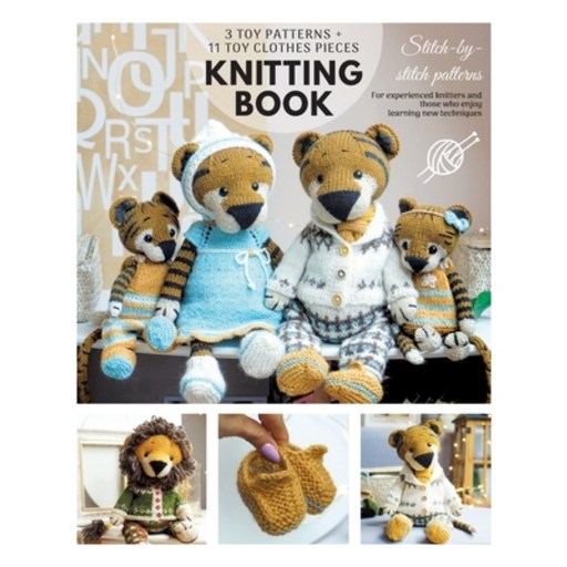 (영문도서) Knitting book - Tiger Family Paperback