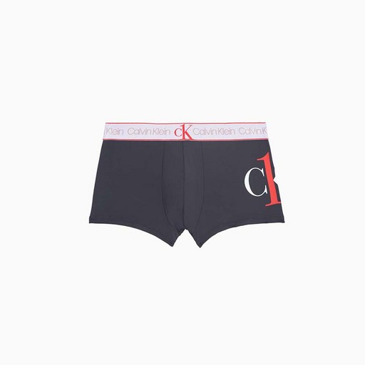 남성 CK ONE 그래픽 로고 마이크로 로우 라이즈 트렁크_NB285480K