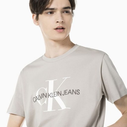 [갤러리아] 캘빈클라인진[남성]21SS 캘빈클라인진 모노그램 오가닉 코튼 반팔 티셔츠 J318317-PED