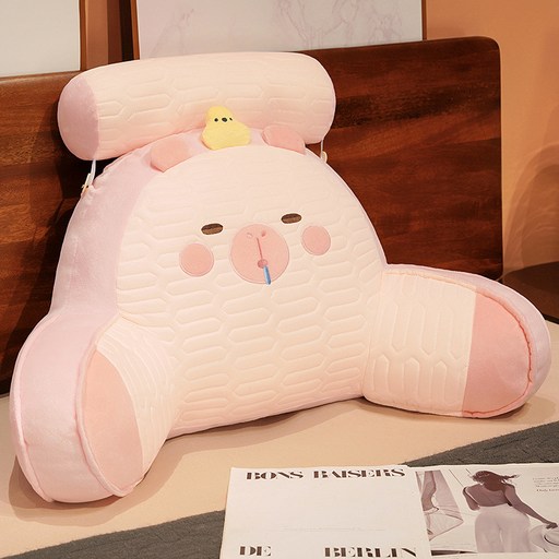 KDNC 침대 쿠션 카피바라 쿠션 소파 쿠션 경추 쿠션 허리 쿠션