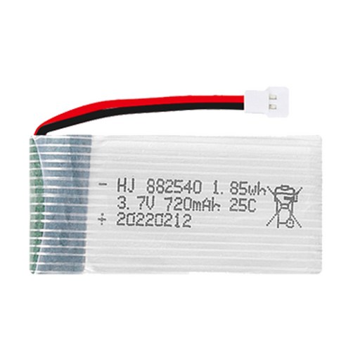 시마 올칩 3.7V 720mAh 드론배터리 RC 쿼드콥터 교체용 리튬폴리머 전원팩 SYMA X5