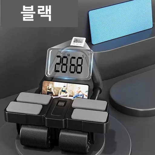 무소음 4륜 AB슬라이드 복근운동기구 남녀공용 업그레이드 버전 계수기&매트 증정 3Color
