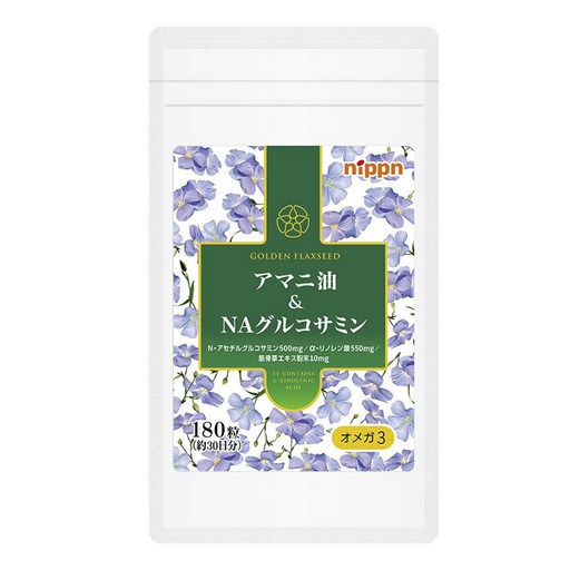 닛픈 오메가3 아마인유 앤 NA글루코사민 소프트젤