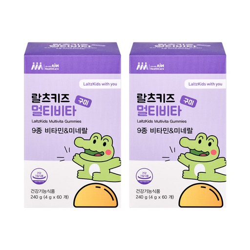 랄츠키즈 멀티비타구미 무설탕 젤리
