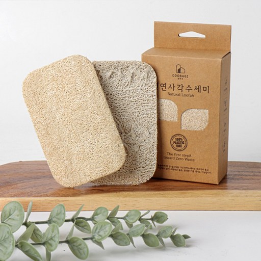옵티머스 사각 천연수세미 제로웨이스트