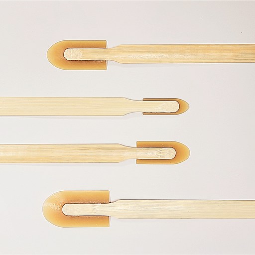 국산 실리콘 헤라(대나무 손잡이) 4종 세트