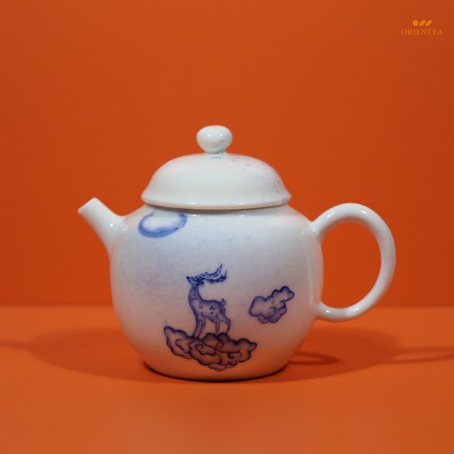 [덕화] 천록 백자 다관