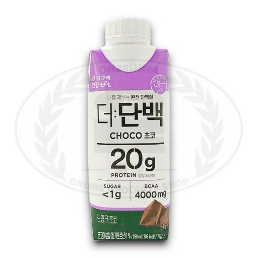 더단백 드링크 초코