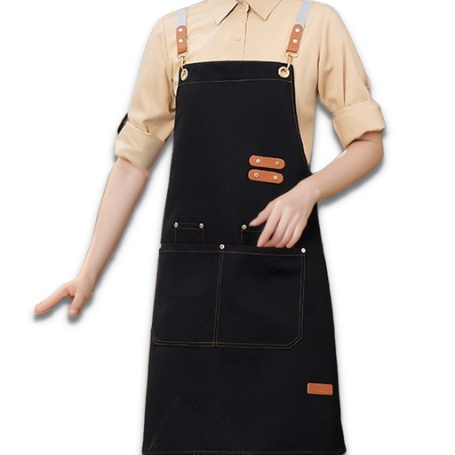 토브린 카페 방수 앞치마 주방 원피스 바리스타