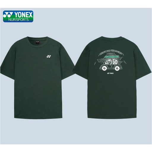 요넥스 25년 남자 여자 공용 오버빗 반팔티 251TS057U 데일리코디 운동 일상
