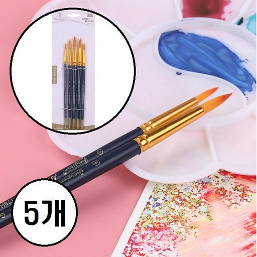 수채화붓 세필붓 다용도 붓 세트