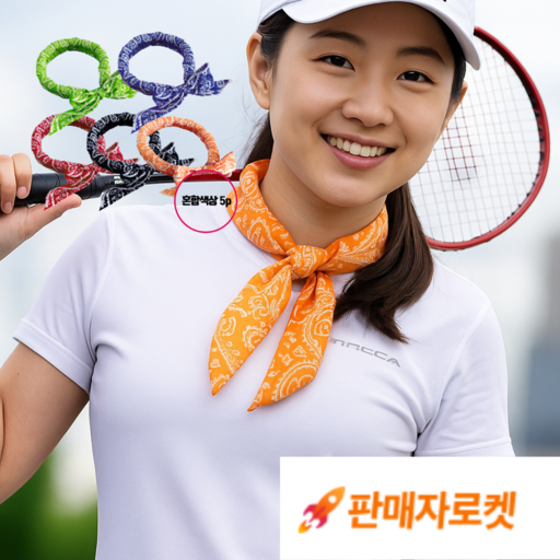 필해피 아이스 쿨스카프 쿨링 5p