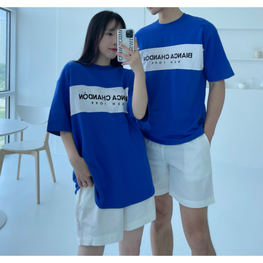 썸머뉴욕반팔티 커플룩 커플옷 커플반팔 기념일 여행룩 커플템