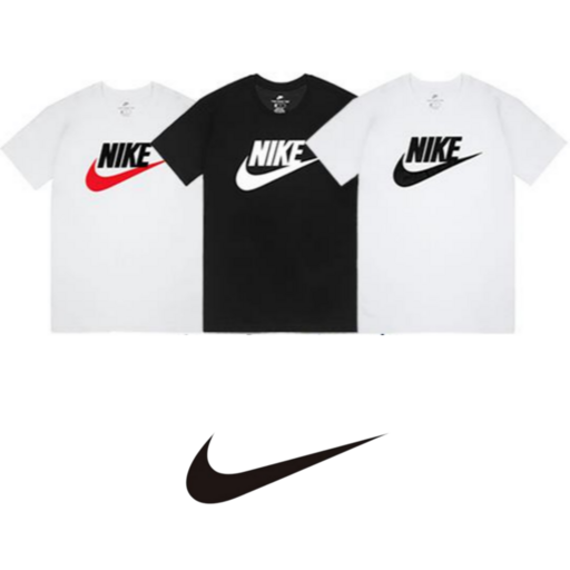 나이키 스우시 남자 여자 커플 공용반팔 러닝 런닝 반팔 티셔츠 푸츄라
