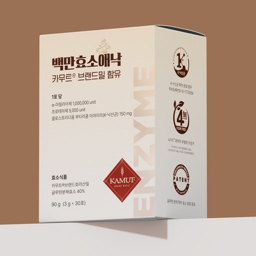 백만효소애낙 100만 카무트 효소 낙산균