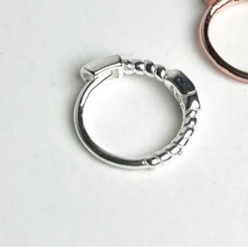 자체제작 silver925 코피어싱 링 로프 디자인링