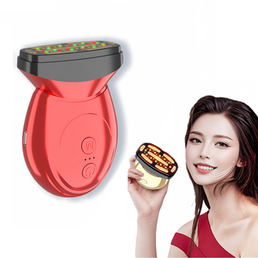 keka 얼굴 마사지기 EMS미세전류 3단계 온도 조절 초대형 헤드 Type-C충전