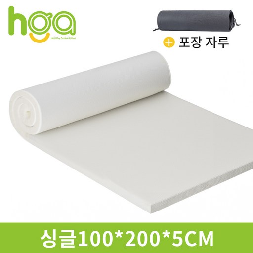 HGA. 30D 고탄성 스펀지 매트리스 소프트 메모리폼 숨쉬는 매트리스 + 수납 포켓