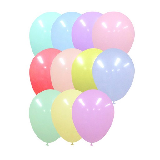 별이네파티 15cm 마카롱 라운드 풍선(100입) 파스텔 풍선 생일 파티 이벤트 풍선놀이