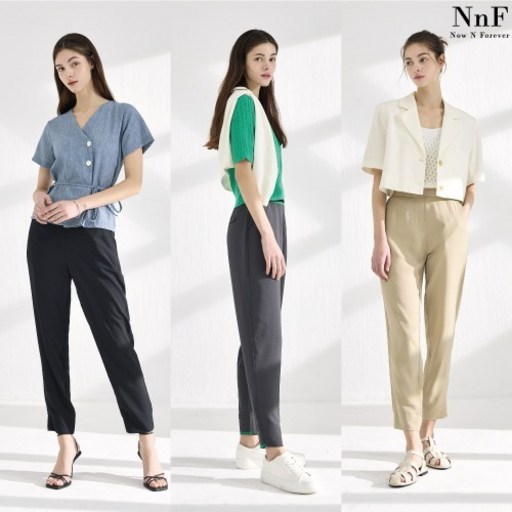 [3SET] NNF 여성 봄여름 접촉냉감 배기팬츠