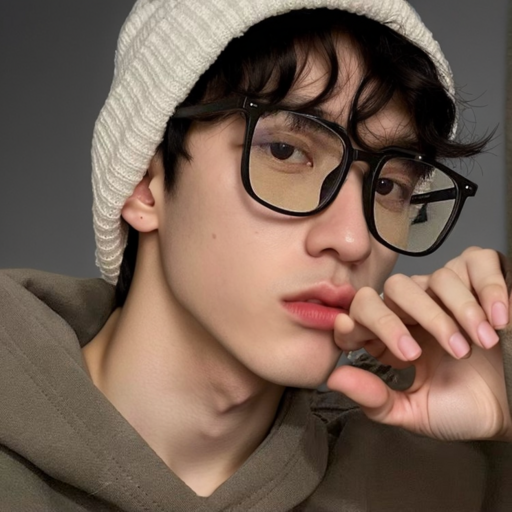 비아워게스트 네모 뿔테 안경