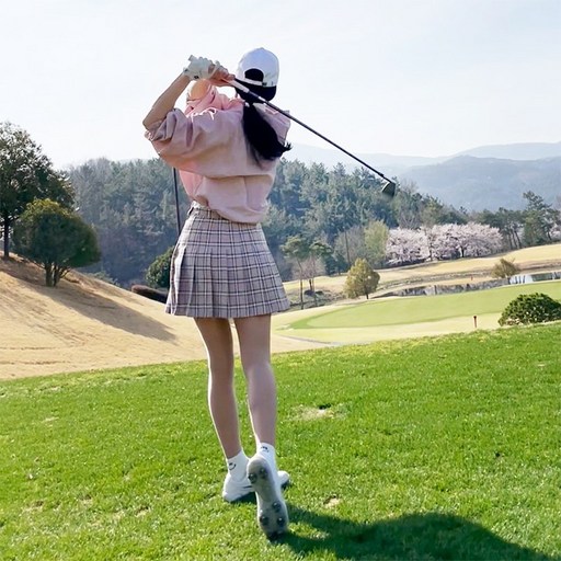 투솜 여성골프바람막이 여자골프바람막이 여름골프바람막이 봄골프바람막이 아노락 스트링 후드 바람막이 여자 봄 여름 가을 크롭 셔링 빅사이즈