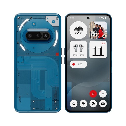 낫싱 Phone (3a) 휴대폰 자급제폰 광학줌 4K 동영상 NFC 지문센서