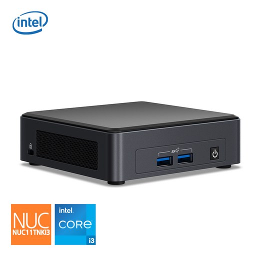 Intel NUC 11 Pro KIT i3 베어본 소형PC NUC11TNKi3, 단품