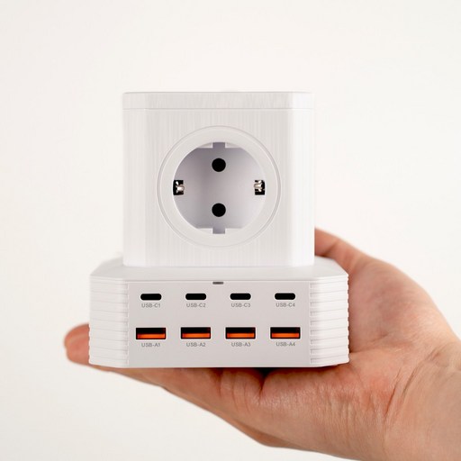 프로탭 4000W 고용량 GAN 고속충전 USB 타워 멀티탭 13구