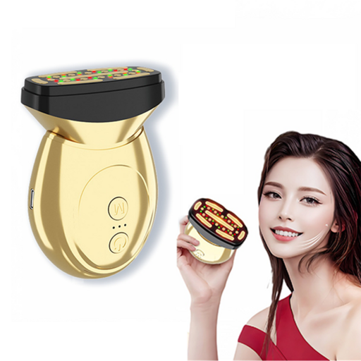 keka 얼굴 마사지기 EMS미세전류 3단계 온도 조절 초대형 헤드 Type-C충전