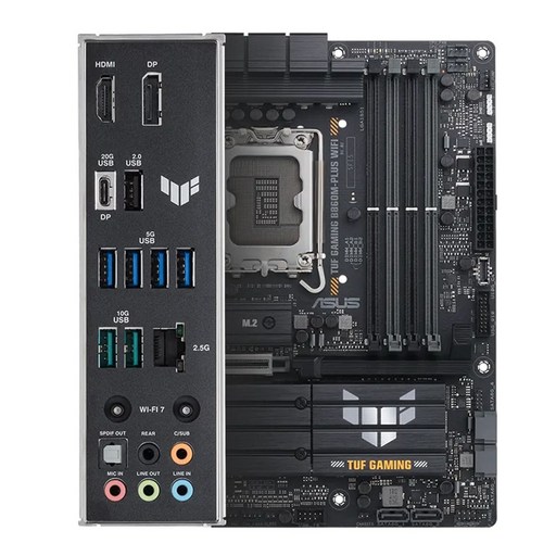 ASUS TUF Gaming B860M-PLUS WIFI STCOM 에이수스 컴퓨터 PC 게이밍 메인보드 인텔