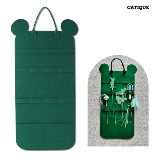 캣티크 고양이 낚시대 보관 장난감 정리함