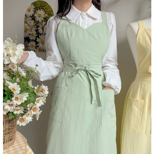 [마띠아]자체제작 애견 미용 가운 미용사 꽃집 바리스타 앞치마 에스테틱 예쁜앞치마 플로리스트