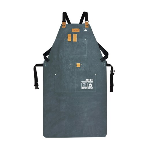 카멜로 우피 가죽 용접 앞치마 공방 작업용 AP-3