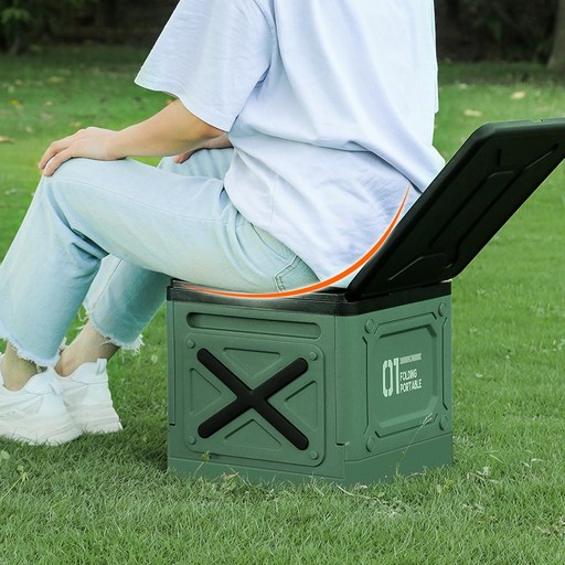 CozyTemp 휴대용 접이식 변기 캠핑용 차박변기 이동식 야외 간이화장실 응고제+분해성비닐+보관용 파우치+휴대용 보온 담요