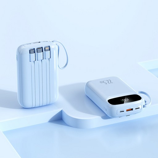 미니 보조 배터리 20000mAh 22.5w고속 충전 LED 배터리 디스플레이