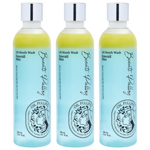 동국제약 뷰티풀링 오일가글 (에메랄드민트) 280ml 구취제거 오일풀링 디톡스가글 잇몸질환예방 구강케어