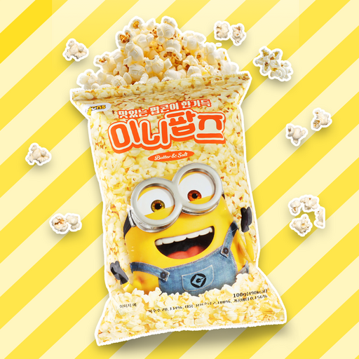 미니팝즈 버터 앤 솔트 고소한 오리지널 팝콘 100G