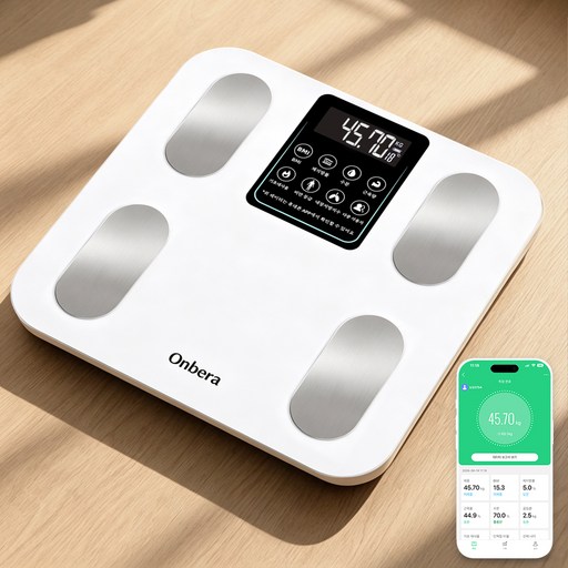 Onbera 스마트 가정용 블루투스 체지방 체중계
