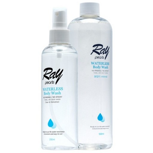 레이펄스 물없이씻는바디워시 본품 200ml + 물없이씻는바디워시 리필 500ml 세트