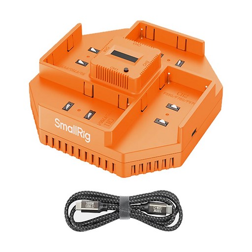 스몰리그 소니 NP-F970 배터리 충전기 4채널 USB-C PD 100W 고속 충전지원 4837