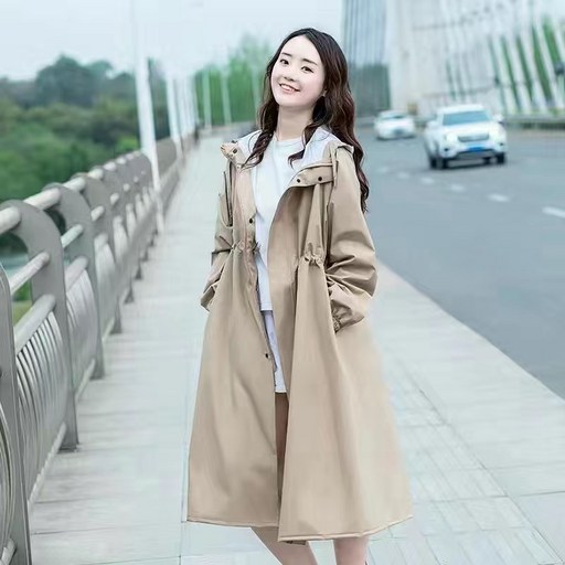 골프 트렌치 자외선 차단 트렌치 코트 우비 비옷 남녀 공용