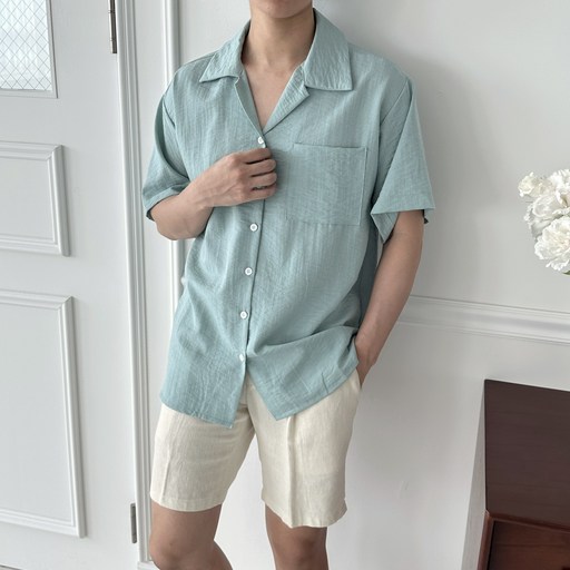 휘잇 몰디브 커플 시밀러룩 휴양지 바캉스 원피스 셔츠
