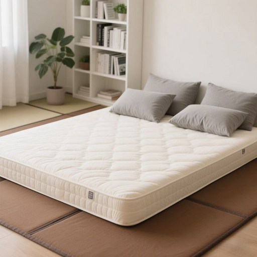 Noxsleep 면마 바닥 매트리스 15cm 메모리폼 토퍼 침대 매트리스 사계절 30D고밀도