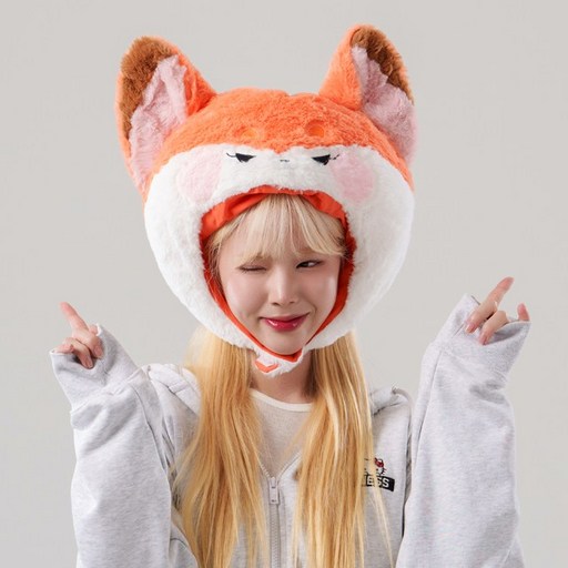 말랑마쥬 인생네컷 동물 캐릭터 모자 할로윈 파티 소품