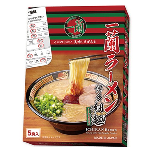 이치란 라멘 하카타 밀키트 가는면 5개입