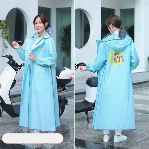 Haengbuk 사계절 장마철 빅사이즈 우비 커플 우비 남자 여자 우비 남여공용