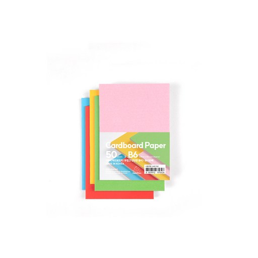 PaperPhant 5컬러 하드보드지 (두껍고 단단한 종이) cardboard paper