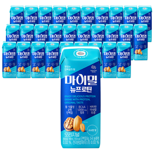 마이밀 뉴프로틴 드링크 오리지널 190ml 30개 건강한 영양으로 활력을 채우세요